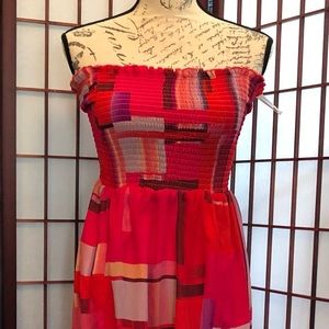 Snap Strapless Maxi Dress